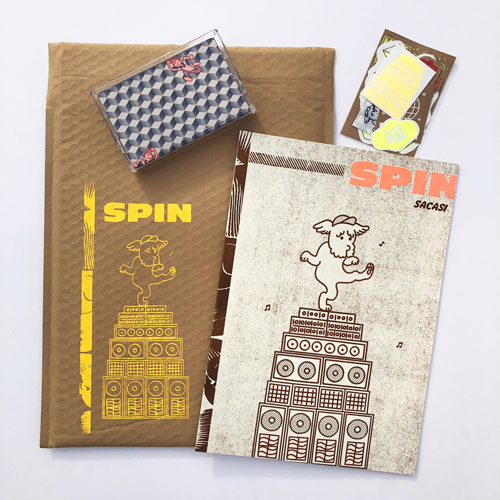 SPIN / SACASI  ZINE & Cassette tape set